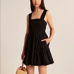 A&F Smocked Bodice Easy Mini Dress